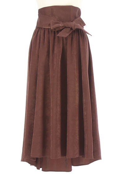 PLST（プラステ）の古着「ベルト付きフィッシュテールミモレスカート（ロングスカート・マキシスカート）」大画像１へ