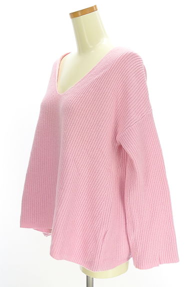 PLST（プラステ）の古着「オーバーサイズVネックニット（ニット）」大画像３へ