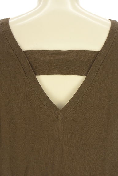 PLST（プラステ）の古着「バックオープンフレンチスリーブニット（ニット）」大画像５へ