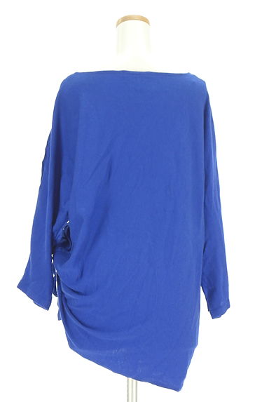 ADOLFO DOMINGUEZ（アドルフォドミンゲス）の古着「異素材切替ドルマントップス（ニット）」大画像２へ