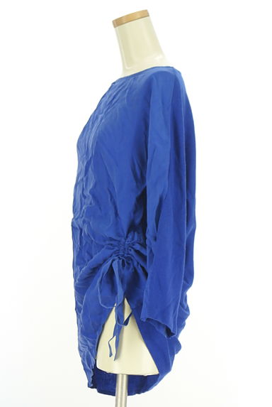 ADOLFO DOMINGUEZ（アドルフォドミンゲス）の古着「異素材切替ドルマントップス（ニット）」大画像３へ