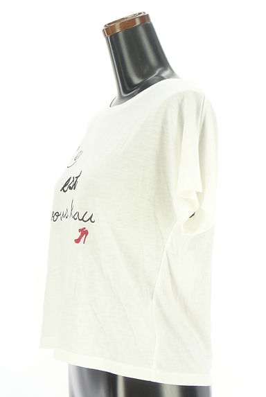 Reflect（リフレクト）の古着「プリント&刺繍ロゴ　フレンチスリーブTシャツ（Ｔシャツ）」大画像３へ