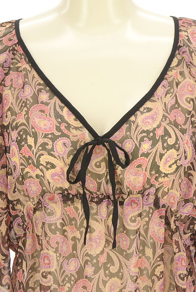 Reflect（リフレクト）の古着「ペイズリー柄シアーチュニック（カットソー・プルオーバー）」大画像４へ