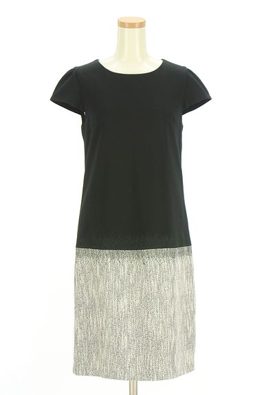 ANAYI（アナイ）の古着「ツイード切替膝丈ワンピース（ワンピース・チュニック）」大画像１へ