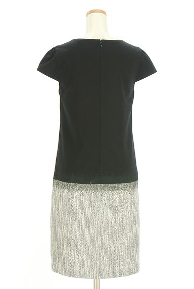 ANAYI（アナイ）の古着「ツイード切替膝丈ワンピース（ワンピース・チュニック）」大画像２へ