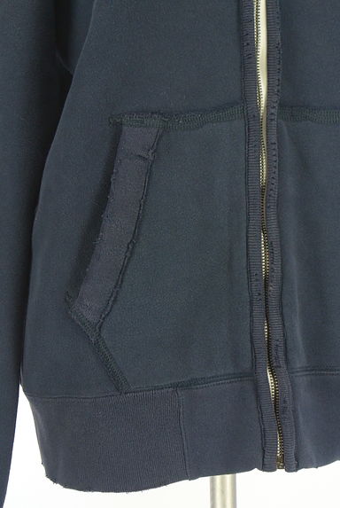 Abercrombie&Fitch（アバクロンビーアンドフィッチ）の古着「ロゴワッペン裏起毛スウェットカーデ（スウェット・パーカー）」大画像５へ