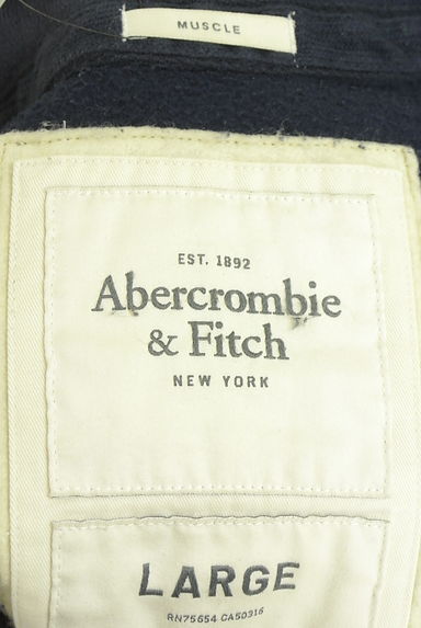 Abercrombie&Fitch（アバクロンビーアンドフィッチ）の古着「ロゴワッペン裏起毛スウェットカーデ（スウェット・パーカー）」大画像６へ