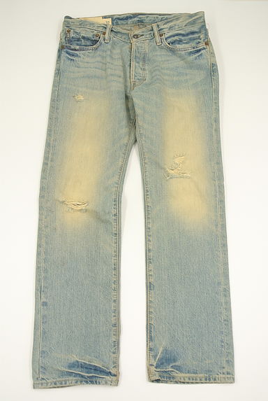 Abercrombie&Fitch（アバクロンビーアンドフィッチ）の古着「ダメージデニムパンツ（デニムパンツ）」大画像１へ