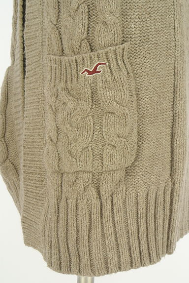 Hollister Co.（ホリスター）の古着「ハイネックケーブル編みニットカーディガン（カーディガン・ボレロ）」大画像５へ
