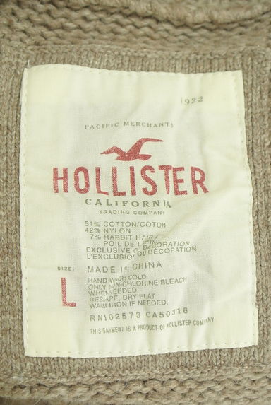 Hollister Co.（ホリスター）の古着「ハイネックケーブル編みニットカーディガン（カーディガン・ボレロ）」大画像６へ