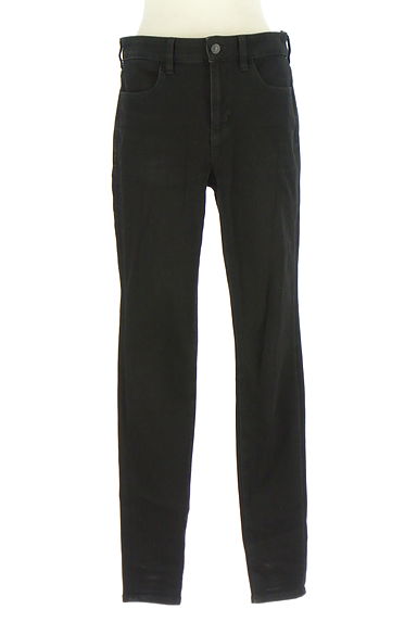 AMERICAN EAGLE（アメリカンイーグル）の古着「ブラックスキニーパンツ（デニムパンツ）」大画像１へ