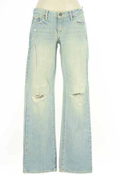 Abercrombie&Fitch（アバクロンビーアンドフィッチ）の古着「ダメージデニムパンツ（デニムパンツ）」大画像１へ