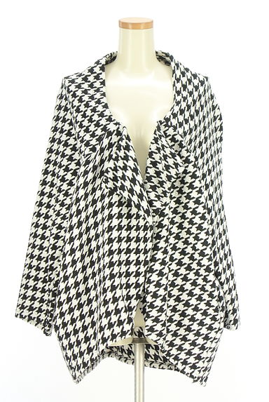 antiqua（アンティカ）の古着「patterntorso 千鳥格子カーディガン（ジャケット）」大画像１へ