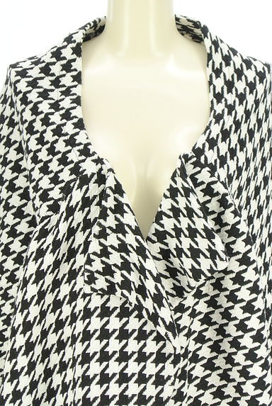 antiqua（アンティカ）の古着「patterntorso 千鳥格子カーディガン（ジャケット）」大画像４へ