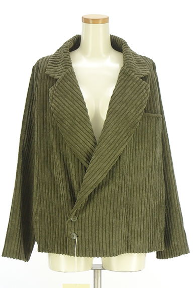 antiqua（アンティカ）の古着「patterntorso コーデュロイテーラードジャケット（ジャケット）」大画像１へ