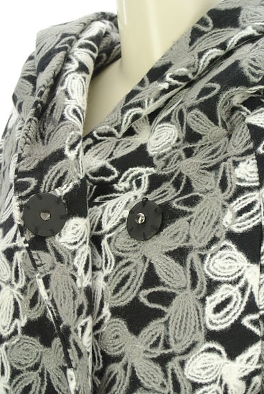 antiqua（アンティカ）の古着「patterntorso 花刺繍フーディショートコート（コート）」大画像４へ
