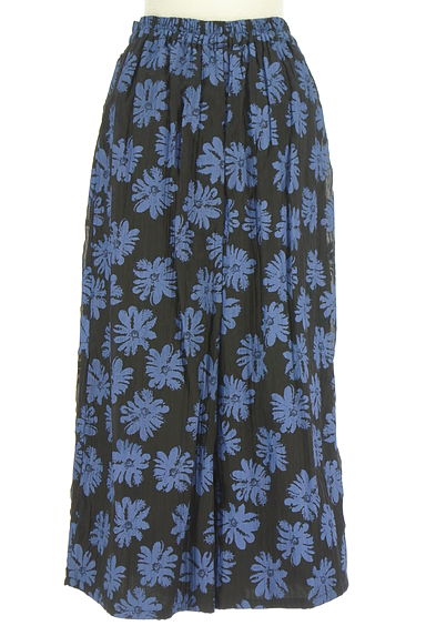 antiqua（アンティカ）の古着「シワ加工花柄ワイドパンツ（パンツ）」大画像２へ