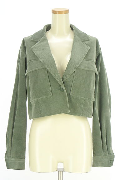 LAGUA GEM（ラグア ジェム）の古着「ストレッチコーデュロイショートコート（ジャケット）」大画像１へ