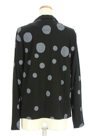 antiqua（アンティカ）の古着「ドット柄ストレッチテーラードジャケット（ジャケット）」大画像２へ