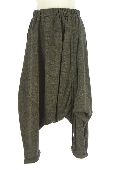 antiqua（アンティカ）の古着「patterntorso ドロストサルエルニットパンツ（パンツ）」大画像５へ