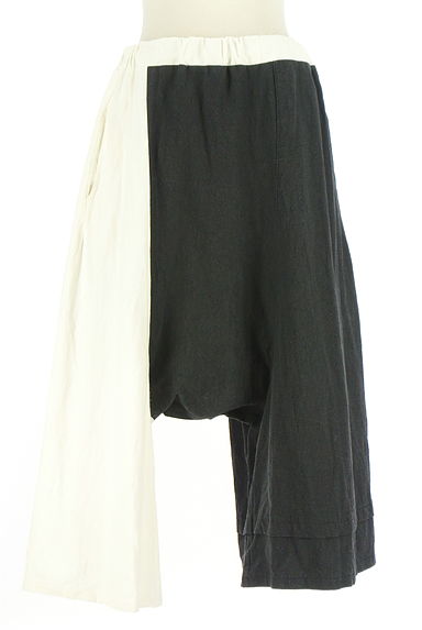 antiqua（アンティカ）の古着「バイカラーミモレ丈サルエルパンツ（パンツ）」大画像１へ