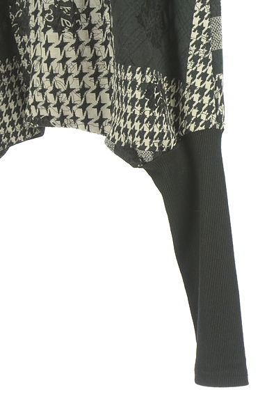 antiqua（アンティカ）の古着「チェック×花柄サルエルパンツ（パンツ）」大画像５へ