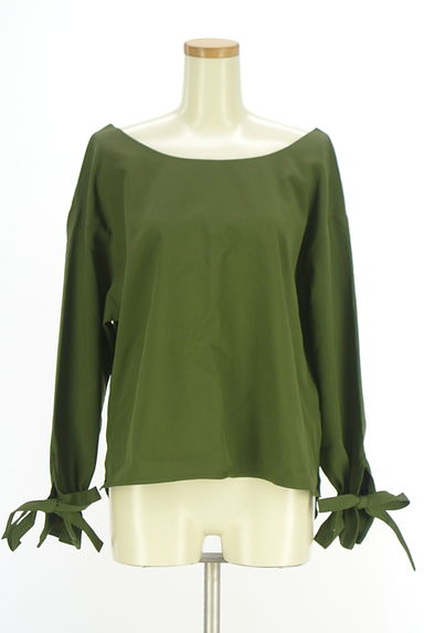 antiqua（アンティカ）の古着「patterntorso ボートネック×Ｖネックカットソー（カットソー・プルオーバー）」大画像１へ