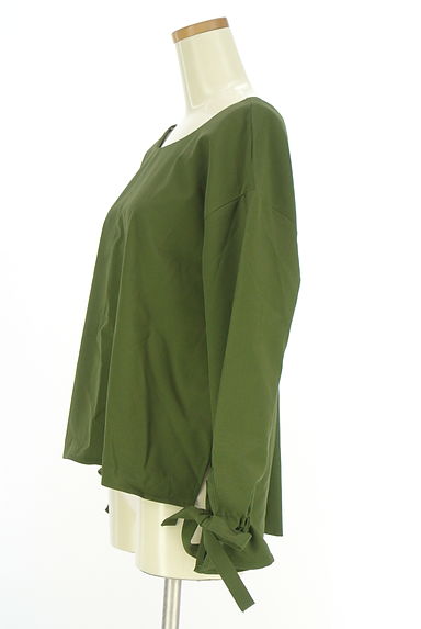 antiqua（アンティカ）の古着「patterntorso ボートネック×Ｖネックカットソー（カットソー・プルオーバー）」大画像３へ