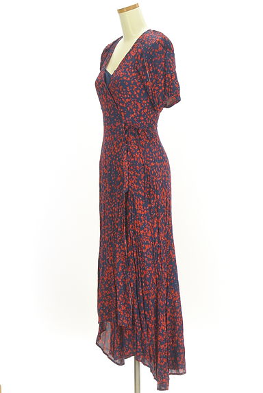 FRAY I.D（フレイアイディー）の古着「花柄カシュクールワンピース（ワンピース・チュニック）」大画像３へ