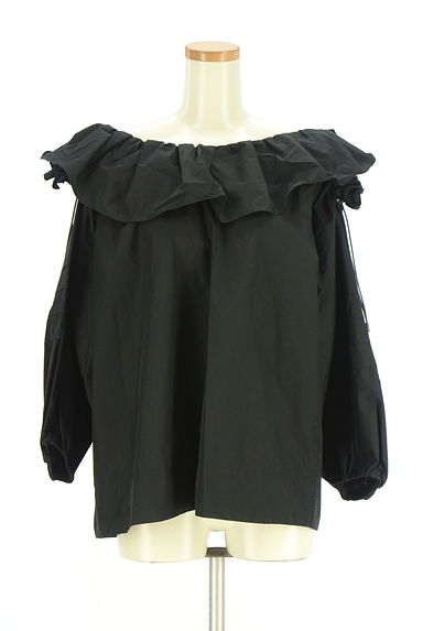 FRAY I.D（フレイアイディー）の古着「フリルカラーブラウス（カットソー・プルオーバー）」大画像１へ