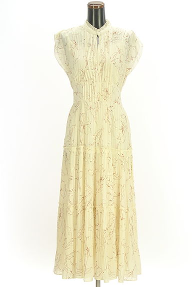 Snidel（スナイデル）の古着「花柄プリーツシフォンワンピース（ワンピース・チュニック）」大画像１へ