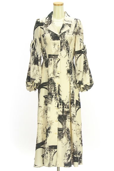 Snidel（スナイデル）の古着「総柄ボリュームスリーブワンピース（ワンピース・チュニック）」大画像１へ