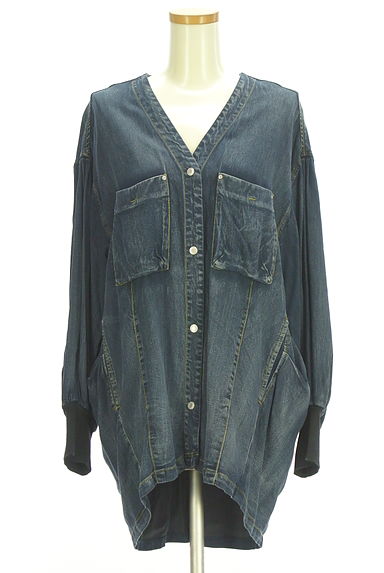 ayane（アヤン）の古着「デニムカーディガン（ブラウス）」大画像１へ