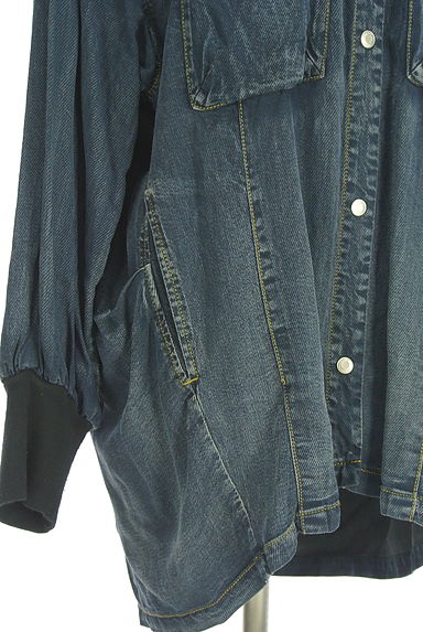 ayane（アヤン）の古着「デニムカーディガン（ブラウス）」大画像５へ