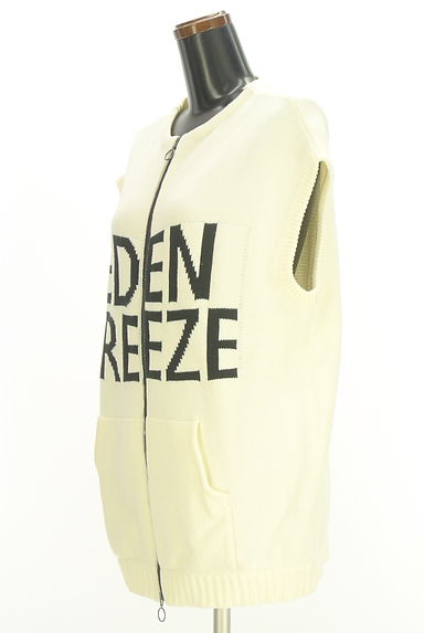 ayane（アヤン）の古着「ジップアップロゴニットベスト（ベスト・ジレ）」大画像３へ