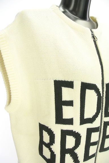 ayane（アヤン）の古着「ジップアップロゴニットベスト（ベスト・ジレ）」大画像４へ