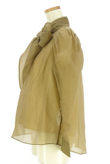 Lily Brown（リリーブラウン）の古着「ボウタイシアーカットソー（カットソー・プルオーバー）」大画像３へ