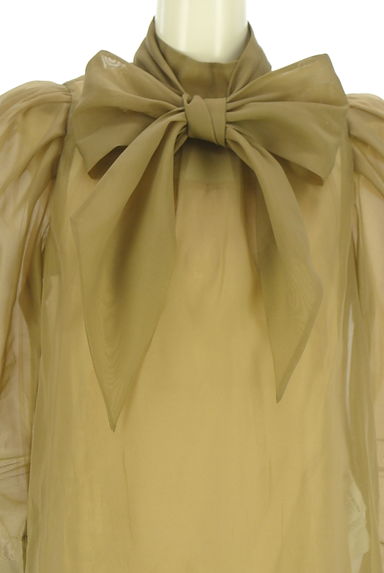 Lily Brown（リリーブラウン）の古着「ボウタイシアーカットソー（カットソー・プルオーバー）」大画像４へ