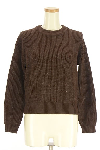 PROPORTION BODY DRESSING（プロポーションボディドレッシング）の古着「ラメミックスニットトップス（ニット）」大画像１へ