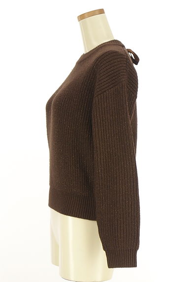 PROPORTION BODY DRESSING（プロポーションボディドレッシング）の古着「ラメミックスニットトップス（ニット）」大画像３へ