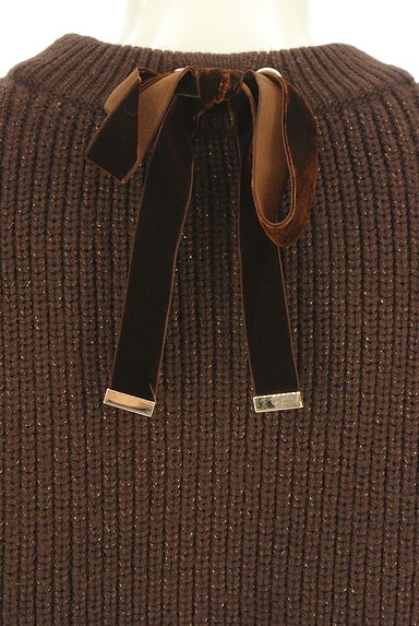 PROPORTION BODY DRESSING（プロポーションボディドレッシング）の古着「ラメミックスニットトップス（ニット）」大画像４へ