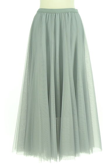 MISCH MASCH（ミッシュマッシュ）の古着「ロングチュールスカート（ロングスカート・マキシスカート）」大画像１へ