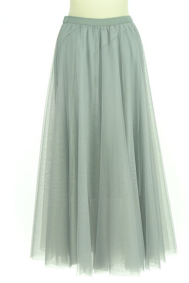 MISCH MASCH（ミッシュマッシュ）の古着「ロングチュールスカート（ロングスカート・マキシスカート）」大画像２へ