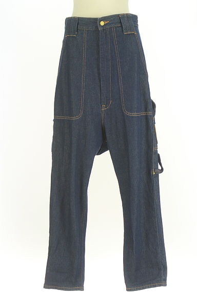 mercibeaucoup（メルシーボークー）の古着「Leeコラボバックサロペットサルエルデニムパンツ（デニムパンツ）」大画像１へ