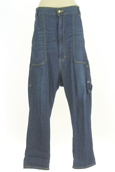 mercibeaucoup（メルシーボークー）の古着「Leeコラボ バックサロペットデザインサルエルデニムパンツ（デニムパンツ）」大画像１へ