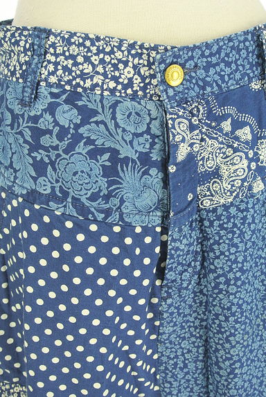 mercibeaucoup（メルシーボークー）の古着「花柄×ドット柄パッチワークサルエルパンツ（パンツ）」大画像４へ