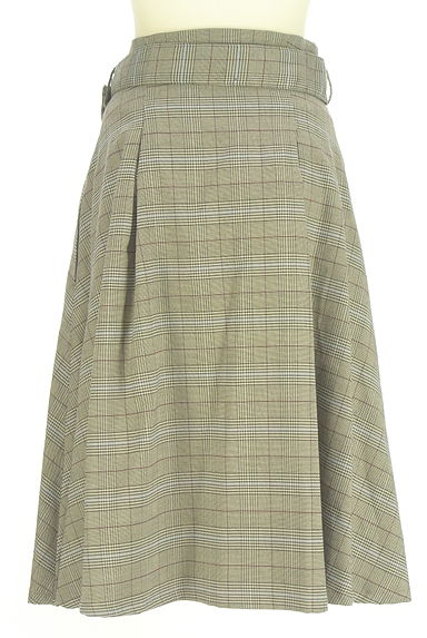dazzlin（ダズリン）の古着「ミディ丈グレンチェック柄フレアスカート（スカート）」大画像２へ