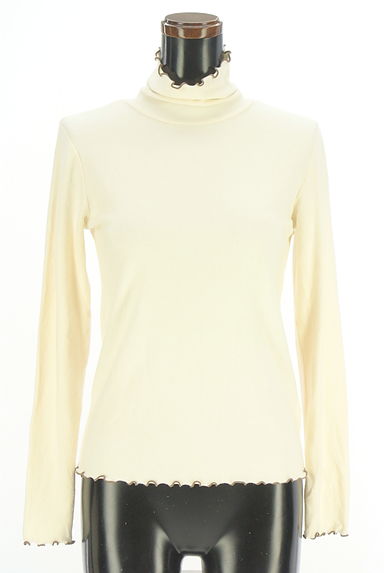 LE SOUK HOLIDAY（ルスークホリデー）の古着「メロウフリル起毛ハイネックカットソー（カットソー・プルオーバー）」大画像１へ