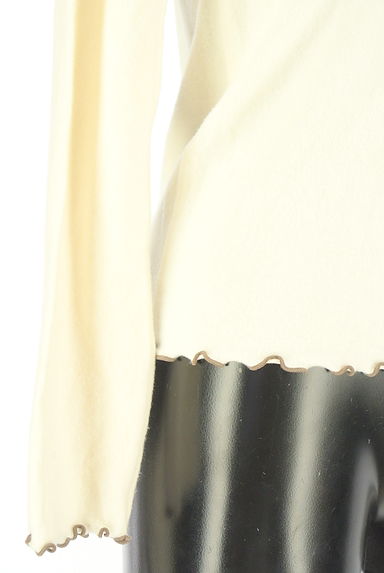 LE SOUK HOLIDAY（ルスークホリデー）の古着「メロウフリル起毛ハイネックカットソー（カットソー・プルオーバー）」大画像５へ