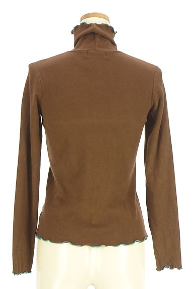 LE SOUK HOLIDAY（ルスークホリデー）の古着「メロウフリルハイネックカットソー（カットソー・プルオーバー）」大画像２へ